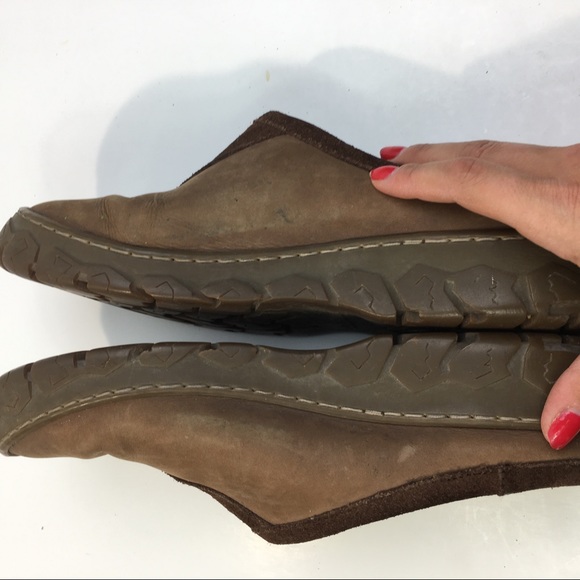 L.L Bean Brown Leather Comfort Casual Slip-On Mocs - Picture 6 of 8